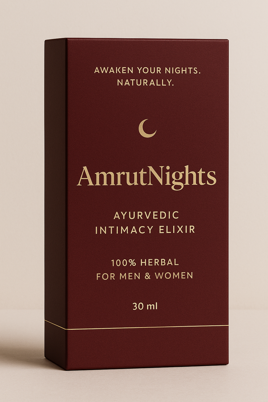 AMRUTH NIGHTS | Herbal Sexual Wellness Oil for Men | Ayurvedic Formula with Natural Herbs | 25ML / 50ML